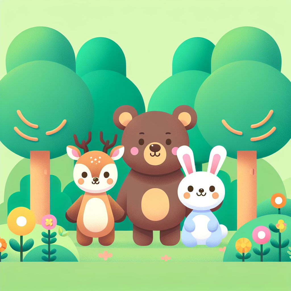 Gentle Forest Friends Diamonded Painting Kits