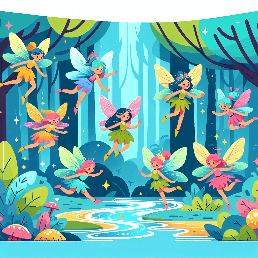 Magic Forest Fairies Paint By Diamonds Art