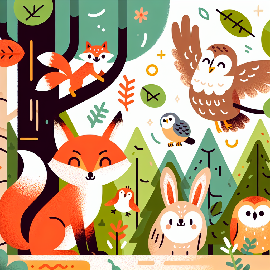 Playful Forest Critters Diamonded Painting Kits