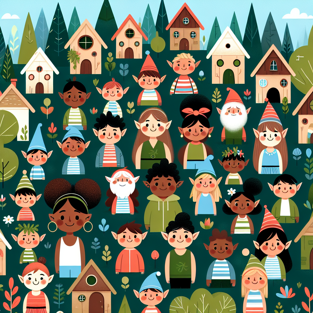 Forest Elf Hideout Paint By Diamond