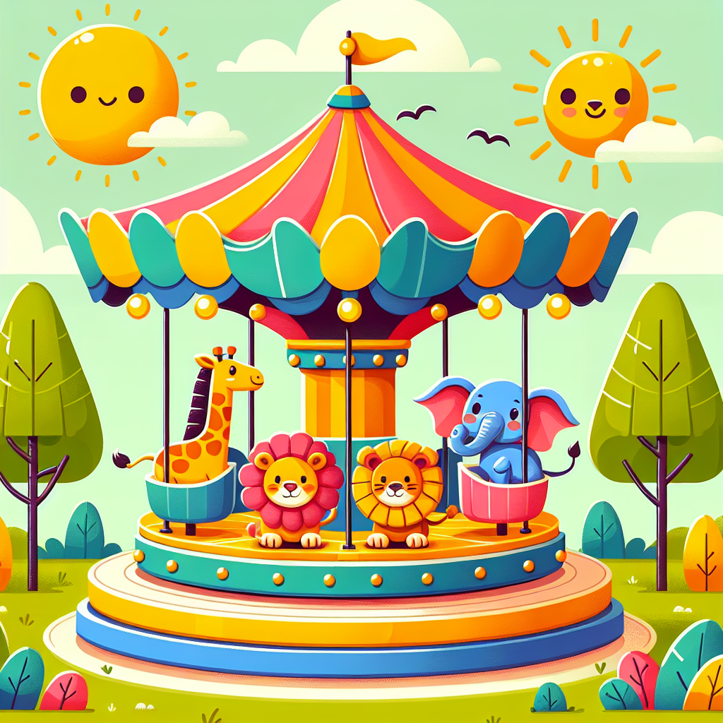 Merry Go-Round Fun Paint By Diamonds Art