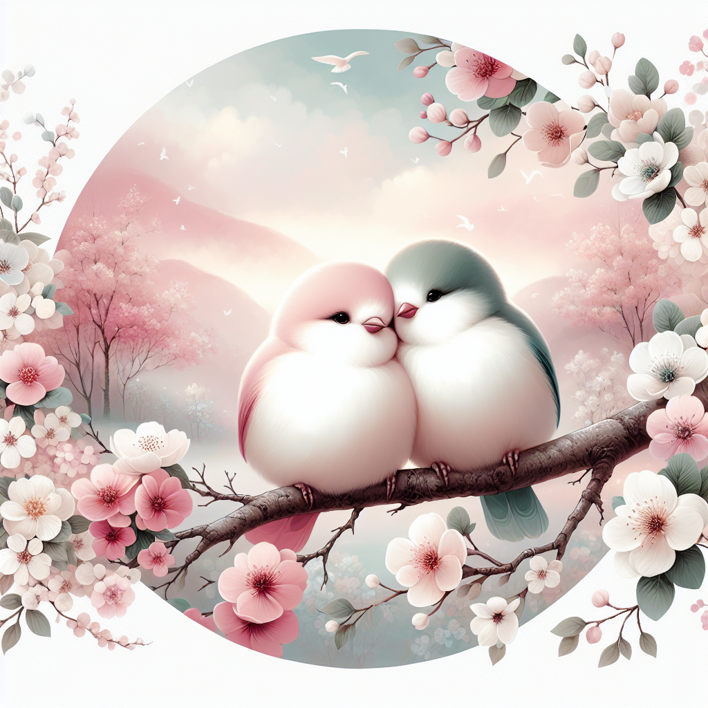 Timeless Lovebirds Painting By Diamonds Kit