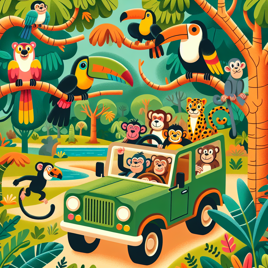 Rainforest Safari Adventure Paint By Diamonds