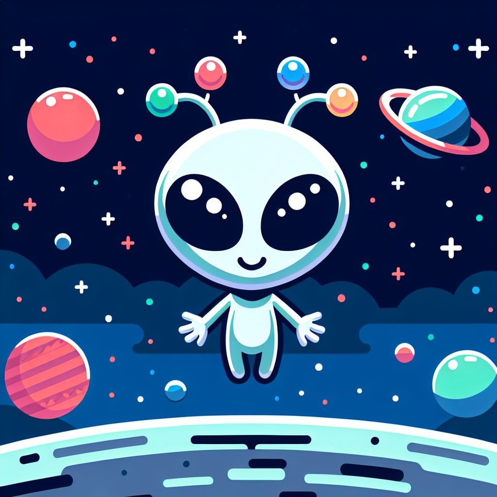 Silly Little Alien Diamonded Painting Kits