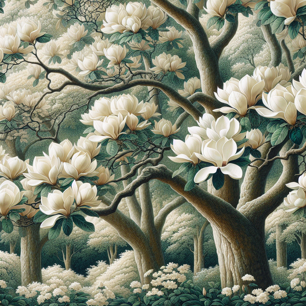 Southern Magnolia Grace Paint By Diamond
