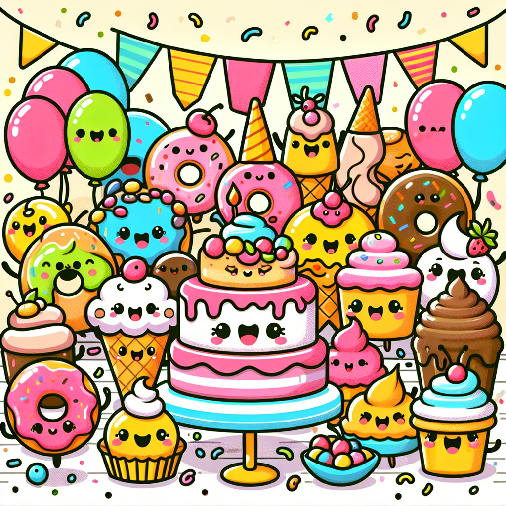 Delightful Dessert Party Paint By Diamonds Kits