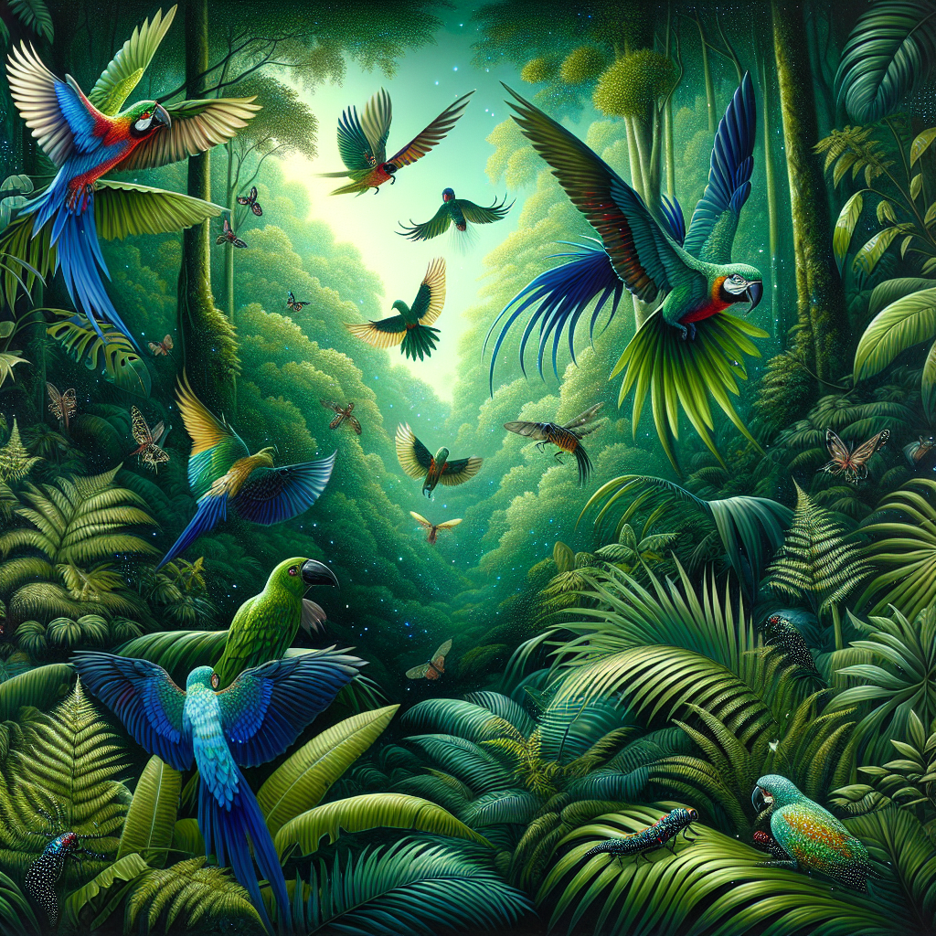 Rainforest Awakening Painting Diamond Kit