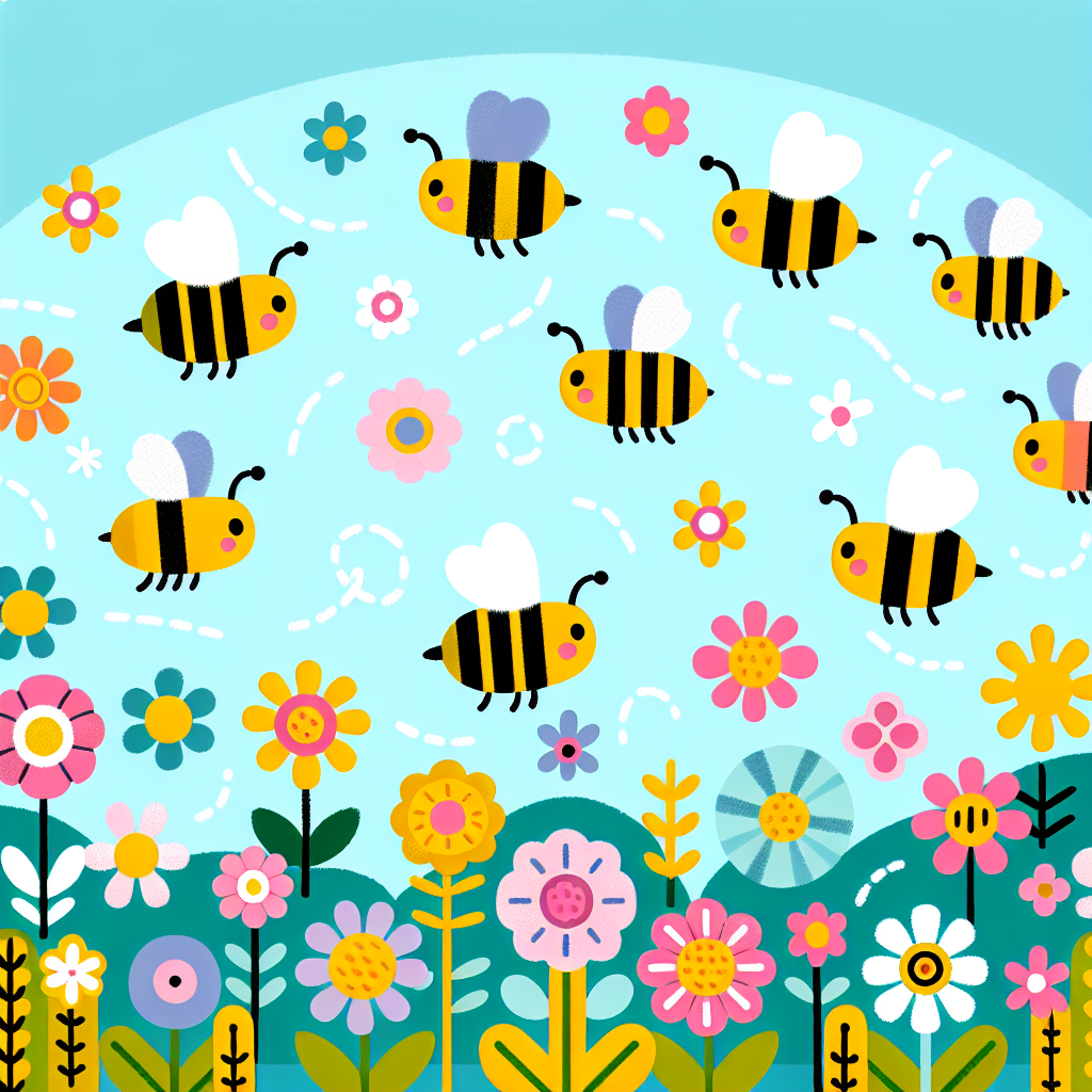 Busy Bee Garden Adventure Painting Diamond Kit