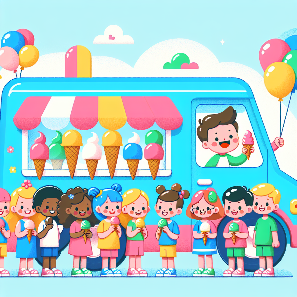 Ice Cream Truck Parade Paint By Diamonds