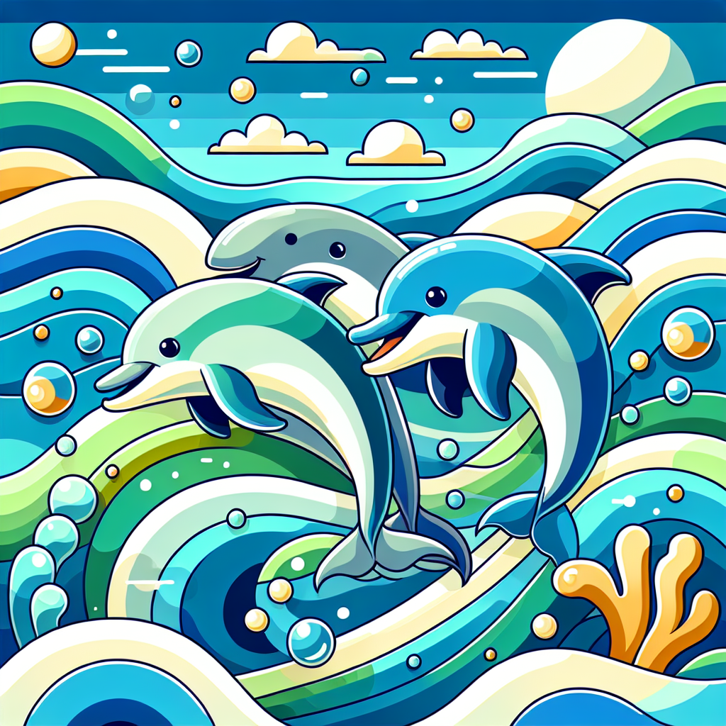 Ocean Harmony Dolphins Paint By Diamond