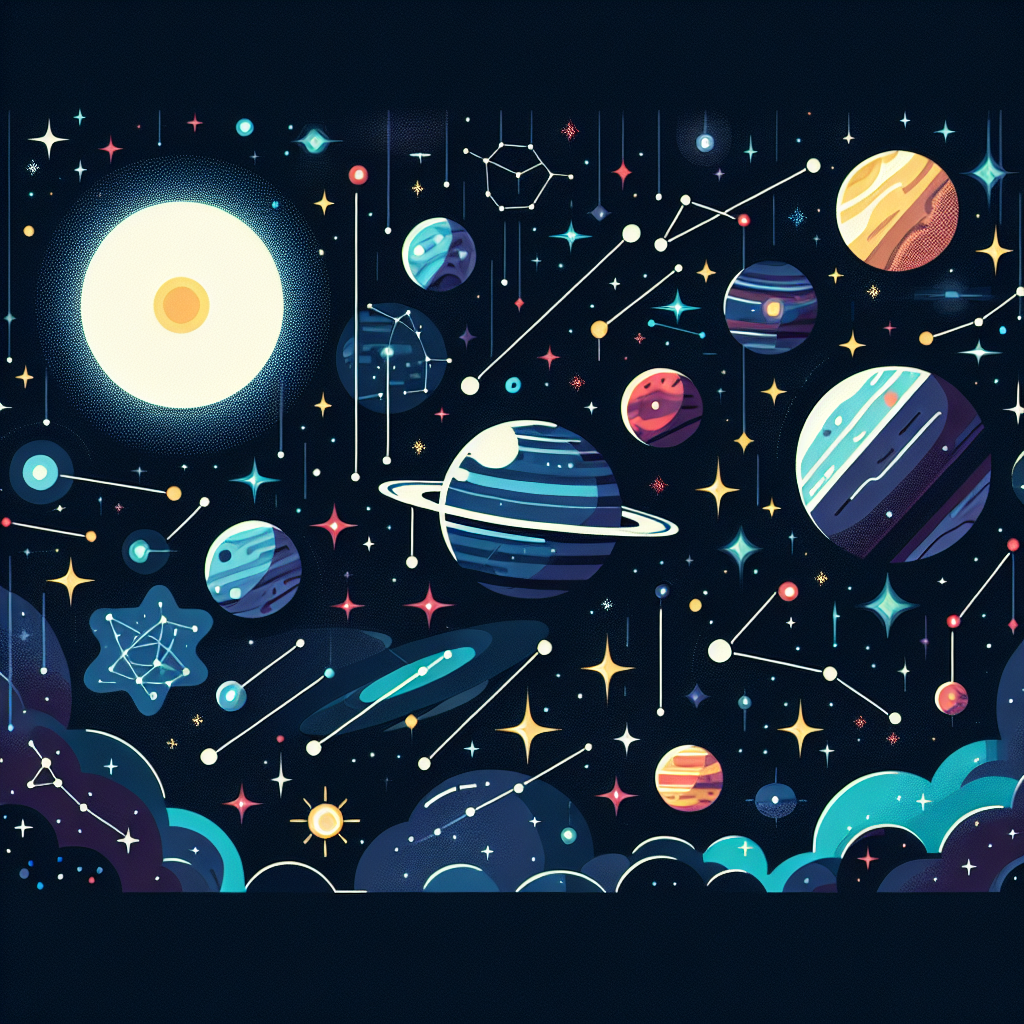Starry Night Sky Exploration Diamonded Painting Kits