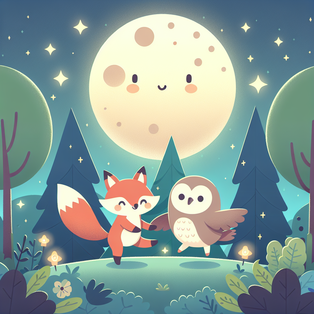 Moonlit Forest Frolic Paint By Diamonds Art