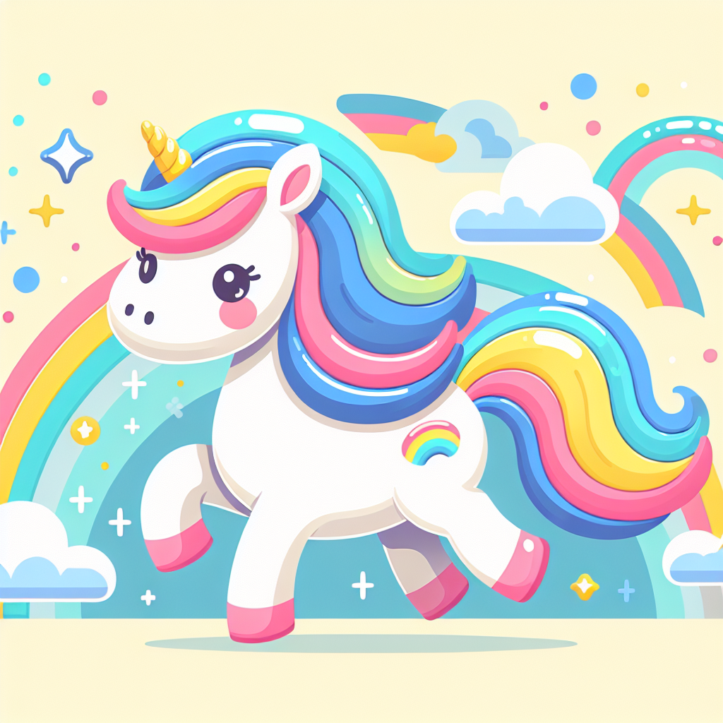 Cute Unicorn Paint By Diamonds Art
