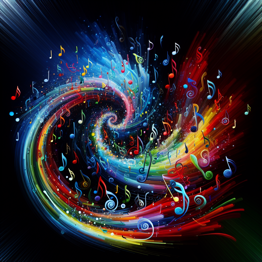 Funky Music Notes Diamond Painting