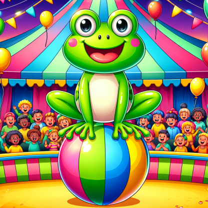 Frog’s Circus Spectacle Paint By Color