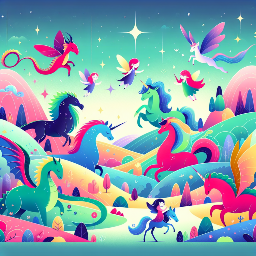 Joyful Magical Creatures Painting By Diamonds Kit