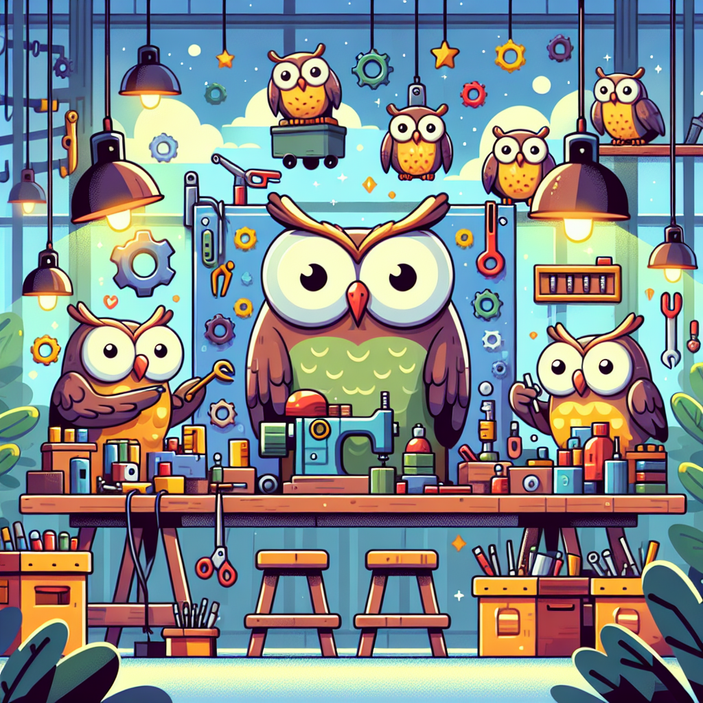 Inventive Owls' Workshop Wonders Paint By Diamond