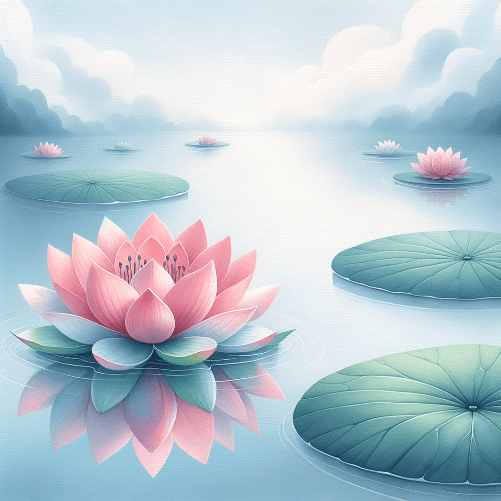Serene Zen Lotus Paint By Diamonds Art