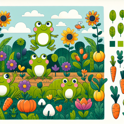 Friendly Froggy Farm Diamond Painting