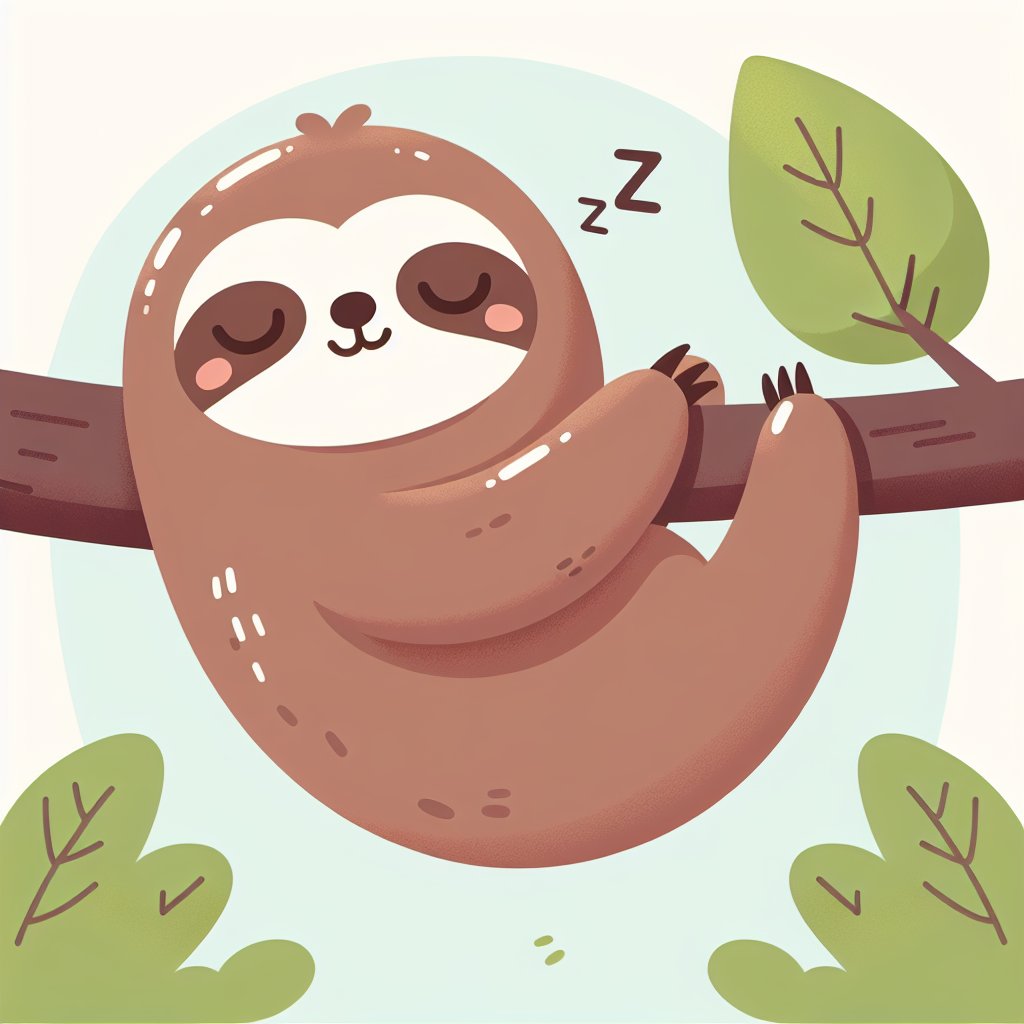 Silly Sloth Tree Nap Paint By Diamonds Kits