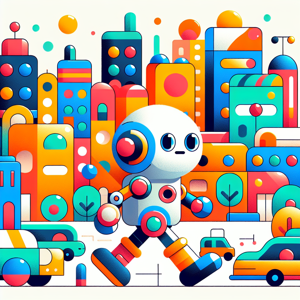 Friendly Robot's Adventure Paint By Diamond