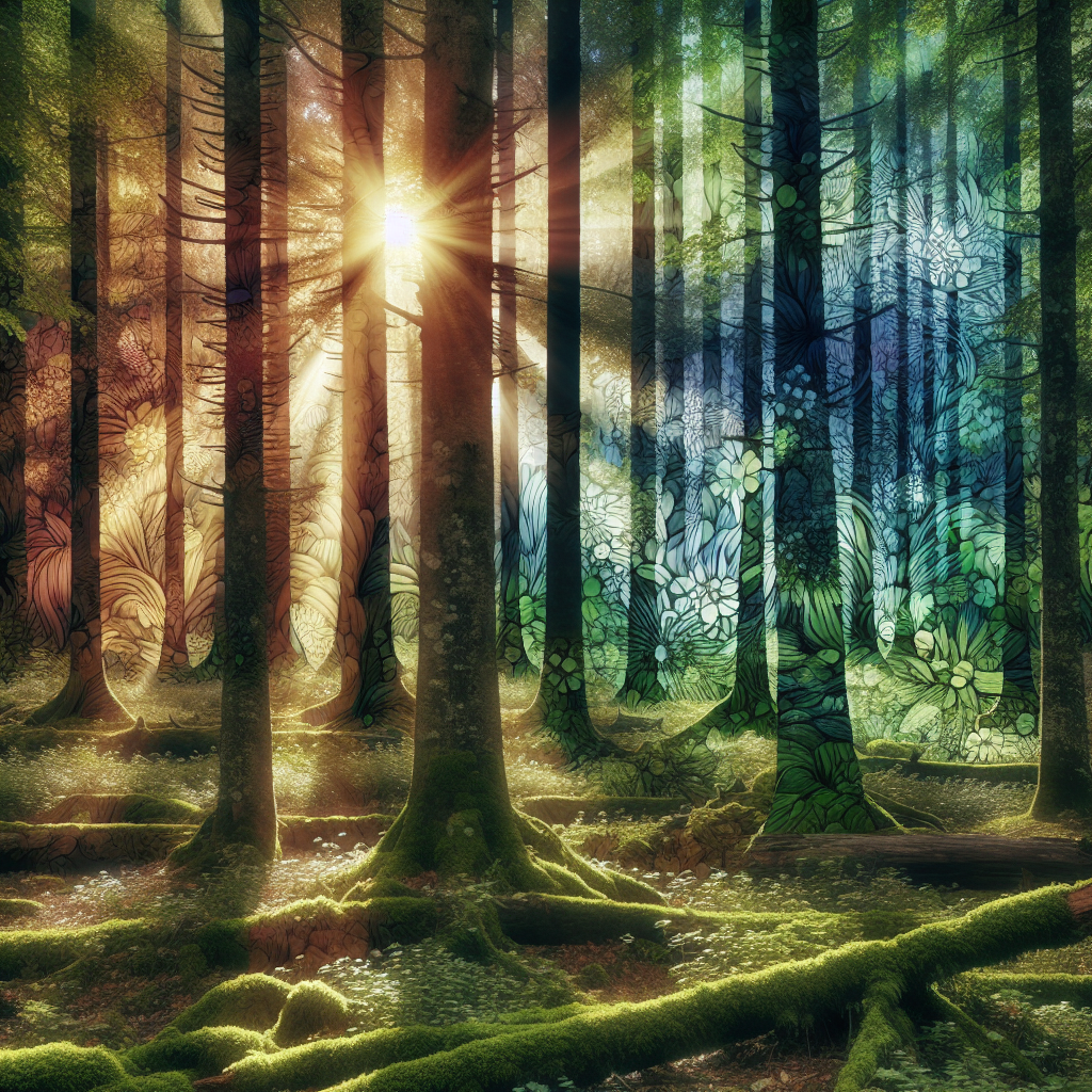 Forest Fantasy Mural Painting Diamond Kit