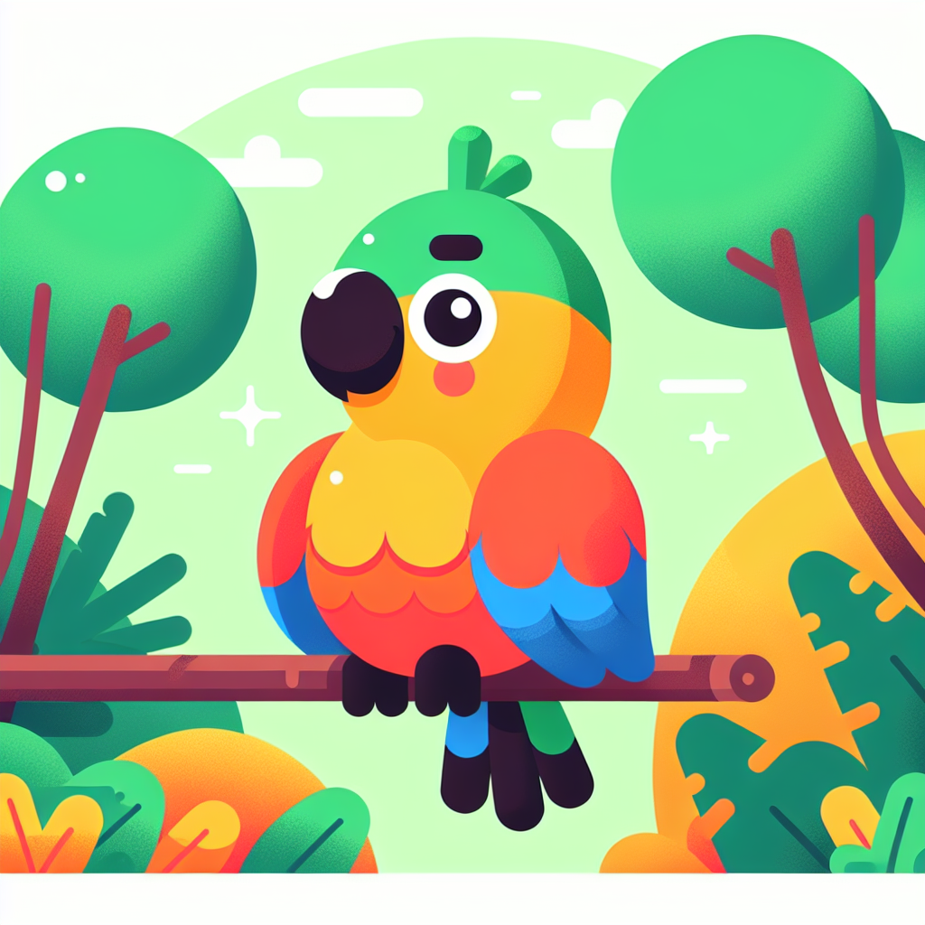 Lively Rainbow Parrot Paint By Diamonds Art
