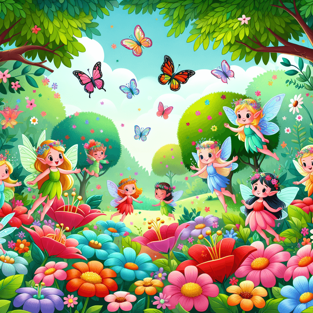 My Sweet Fairy Garden Paint By Color
