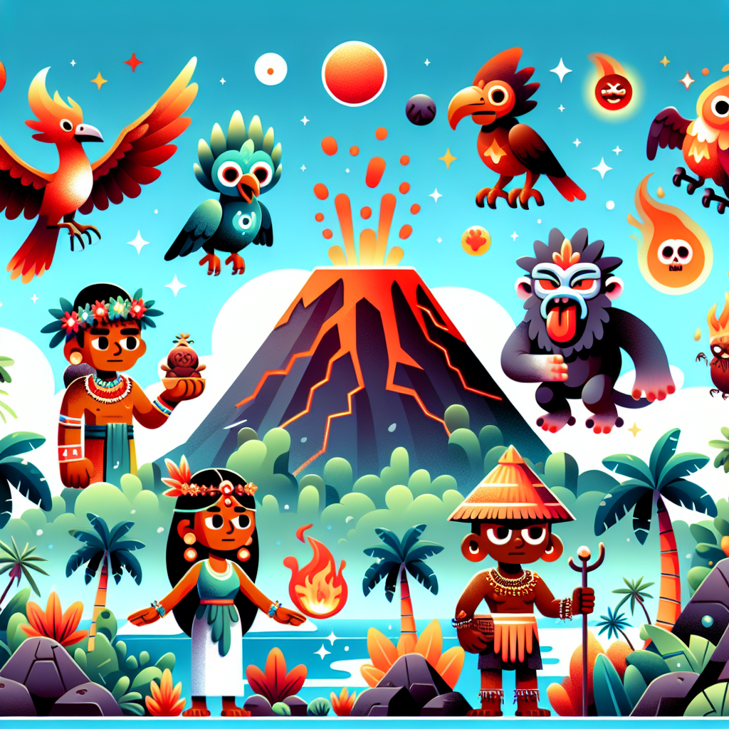 Mystic Volcano Island Paint By Diamonds Kits