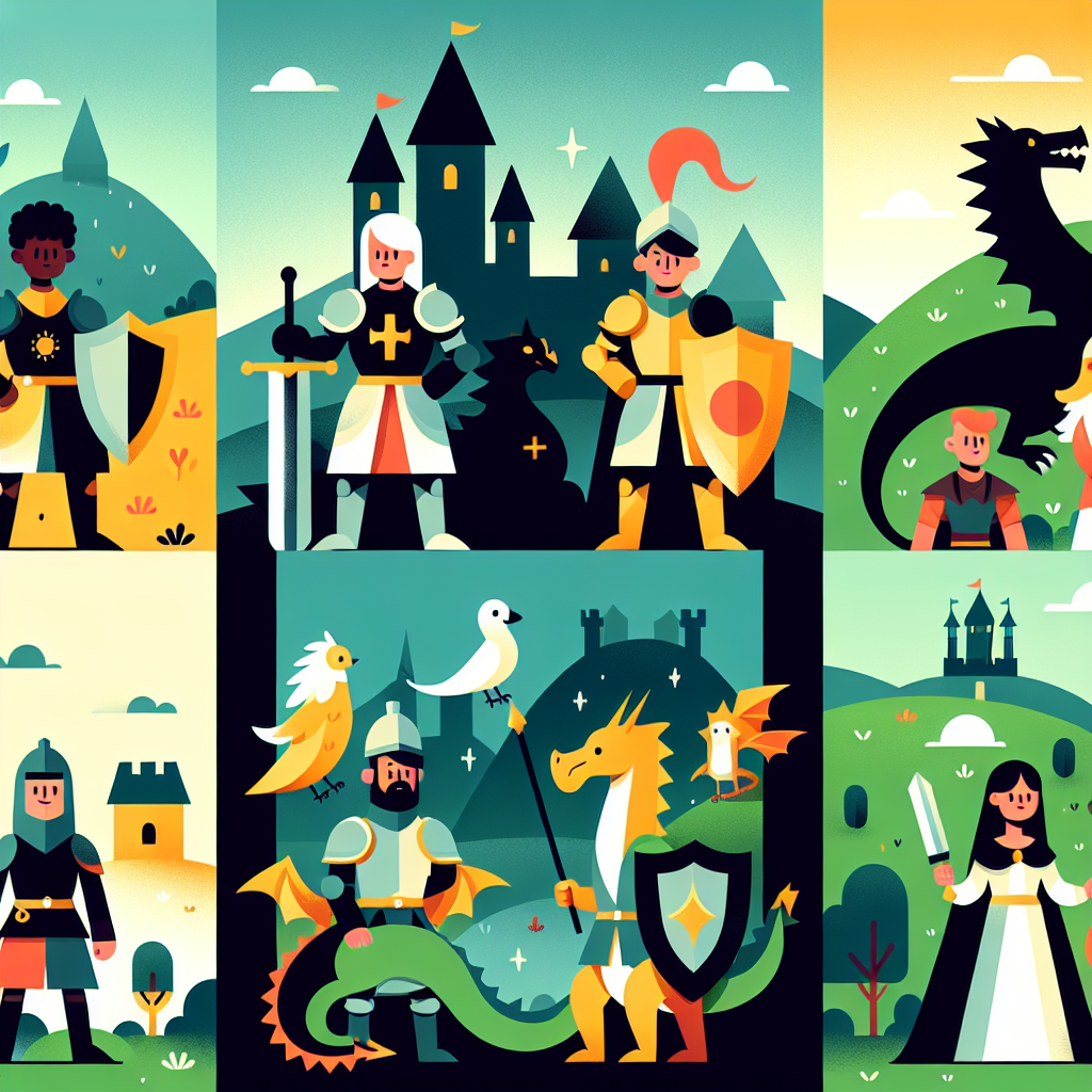 Fantasy Knight Kingdom Diamond Painting