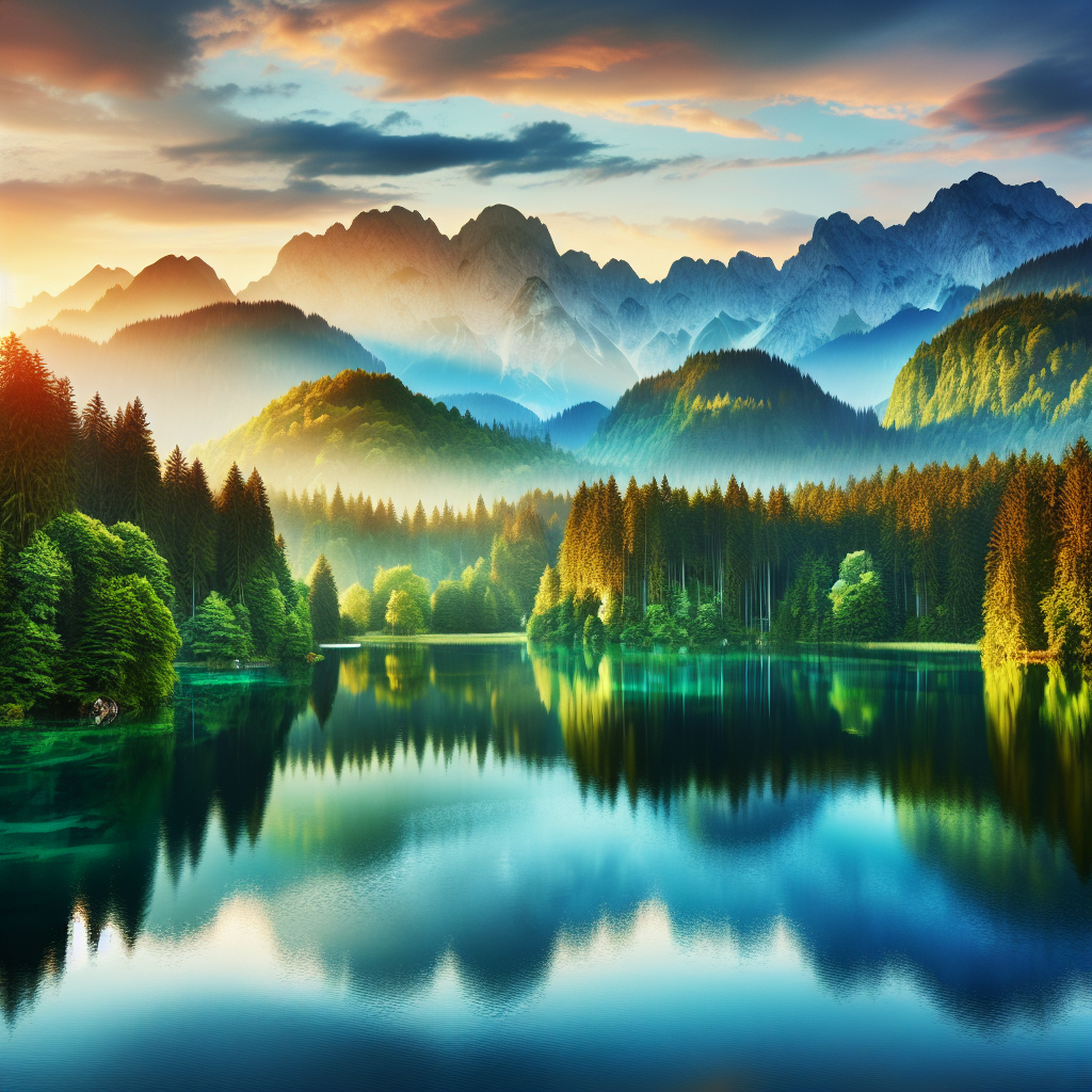 Enchanted Lakeside Hideaway Painting By Diamonds Kit