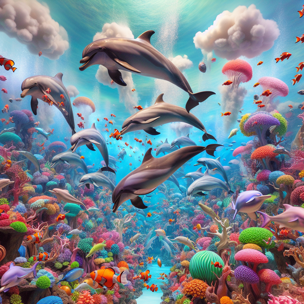 Frolicsome Ocean Creatures Paint By Diamonds