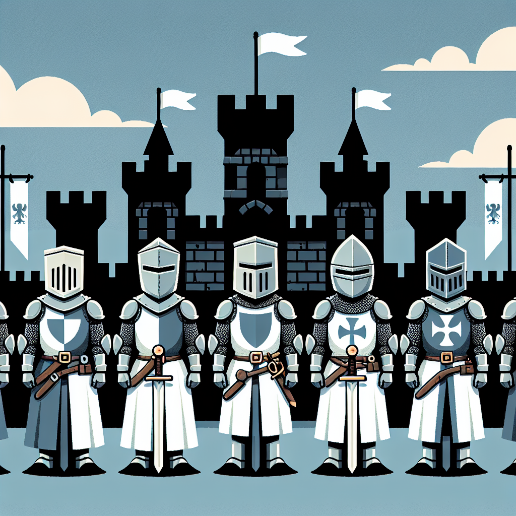 Knight's Courageous Castle Defense DIY Paint By Diamonds