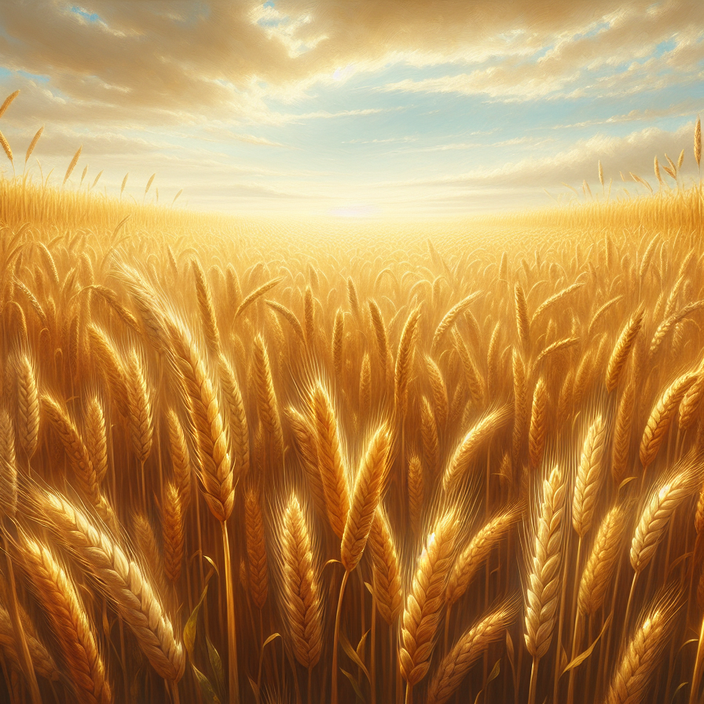 Golden Fields Of Wheat Painting Diamond Kit