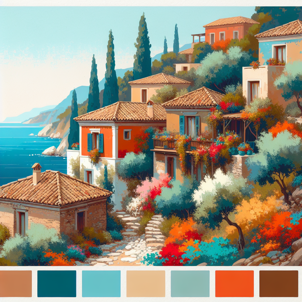 Mediterranean Seaside Escape DIY Paint By Diamonds