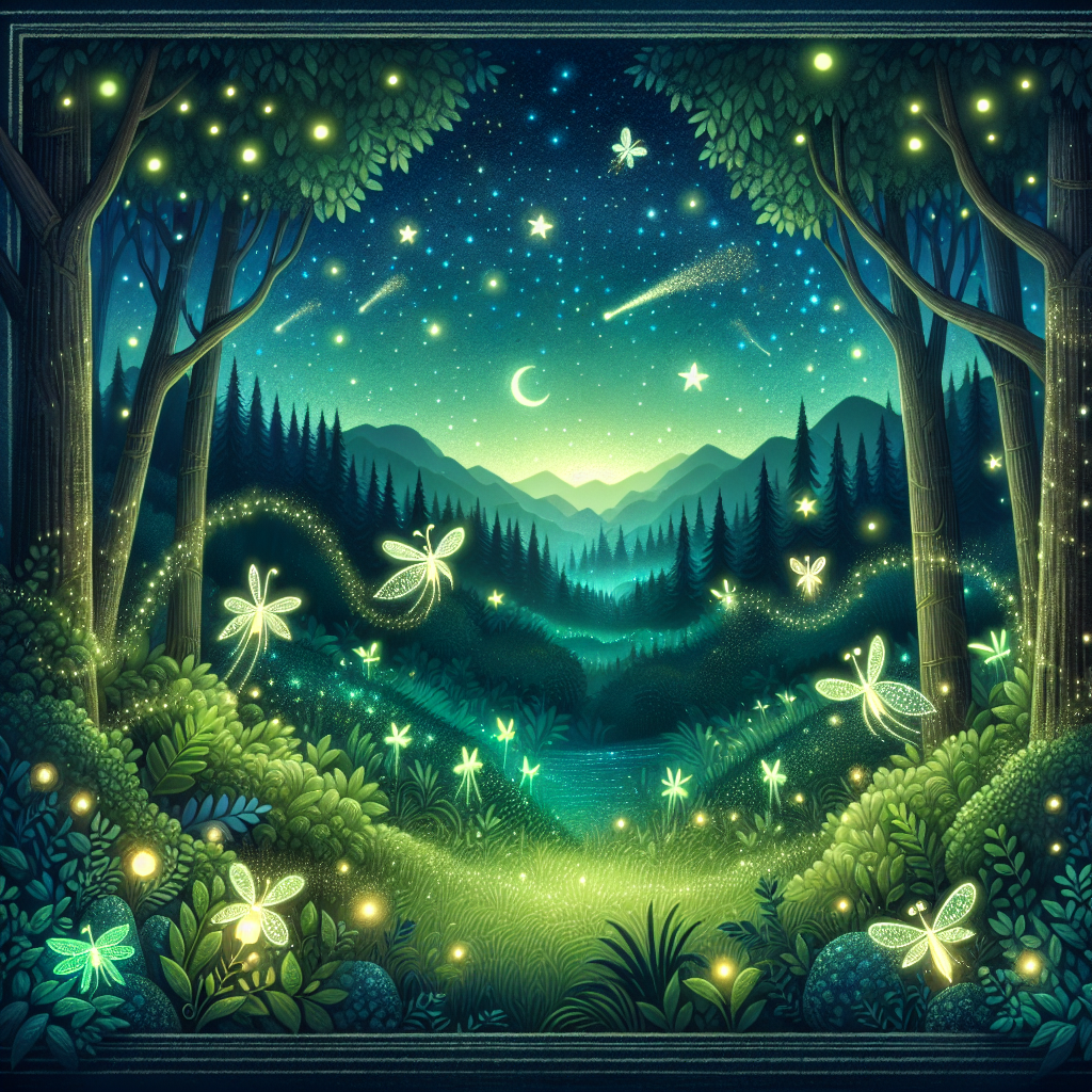 Enchanted Forest Night Paint By Diamond