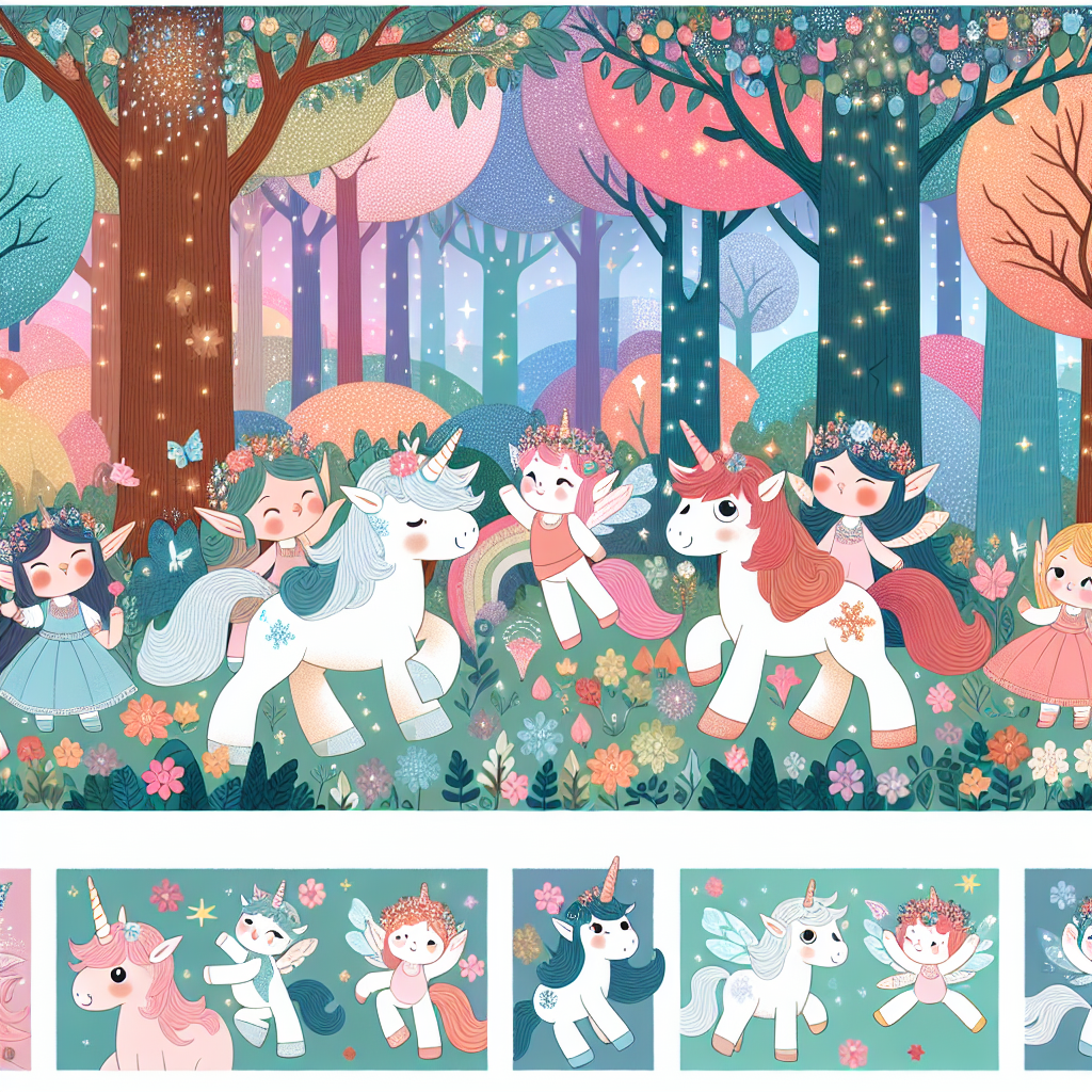 Journey Through The Fairytale Forest Paint By Color