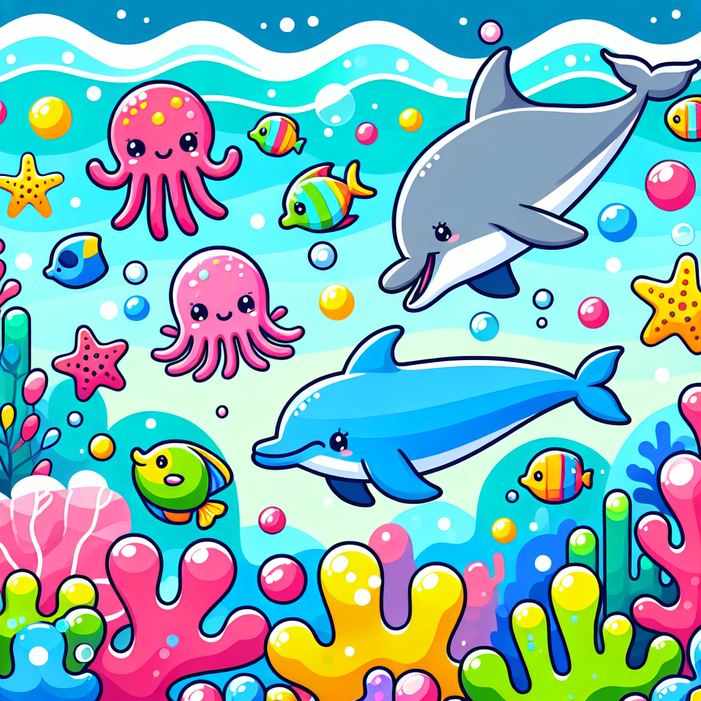 Bubbly Ocean World Painting By Diamonds Kit