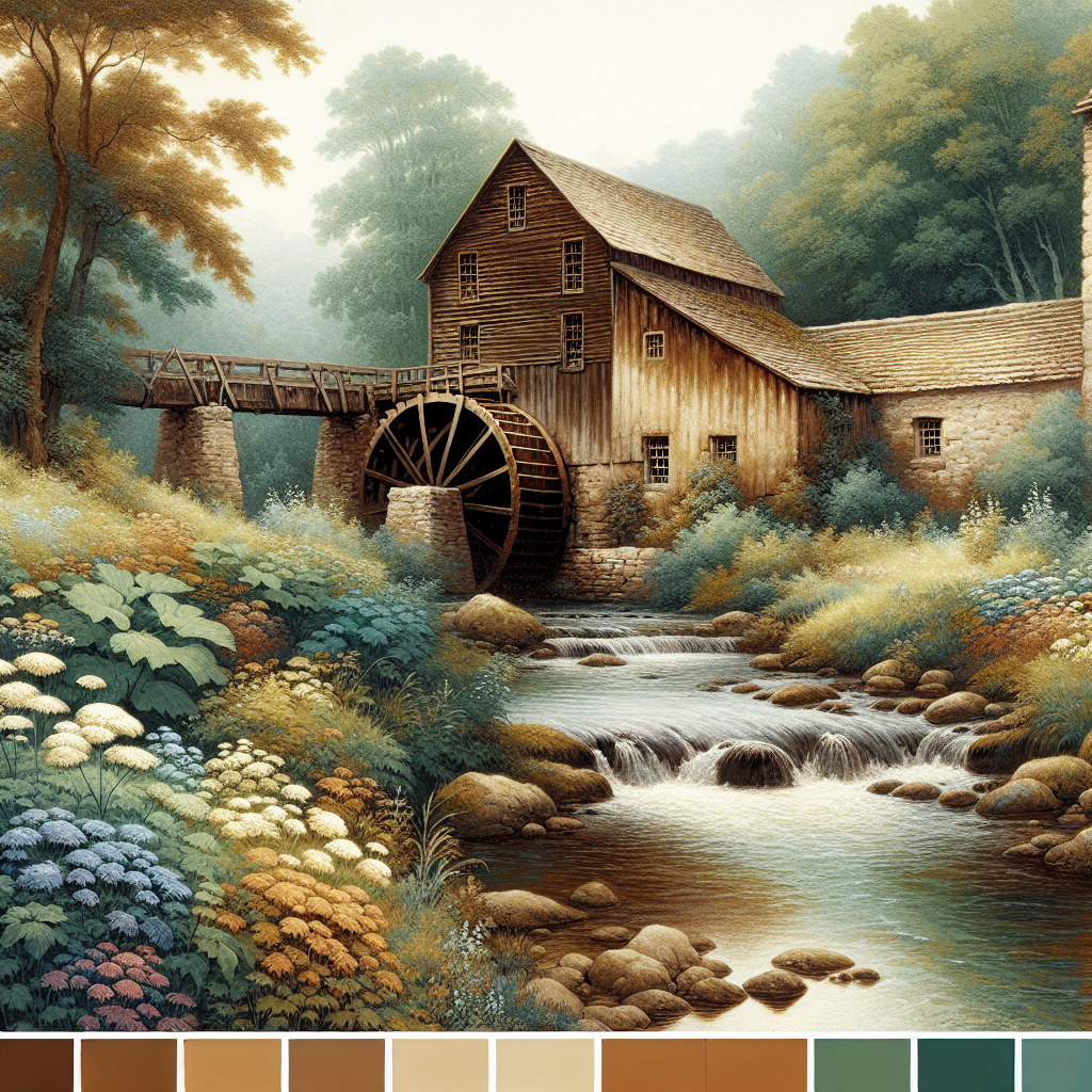 The Old Mill DIY Paint By Diamonds