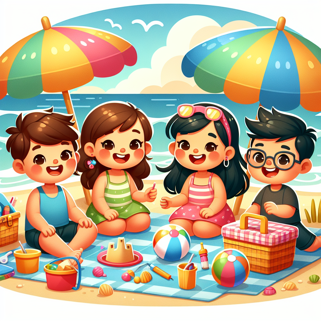 Sunny Day Beach Picnic Paint By Diamonds Art
