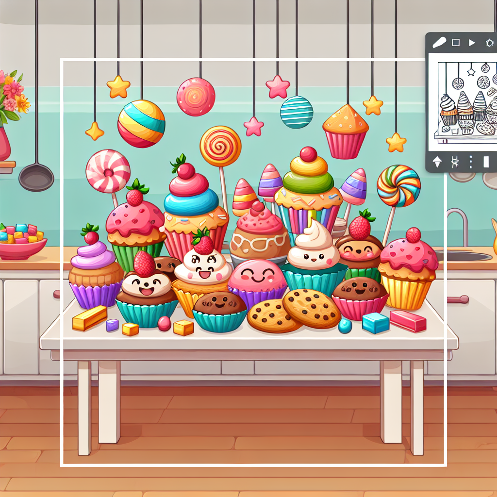 Charming Sweet Treats Paint By Diamonds Art