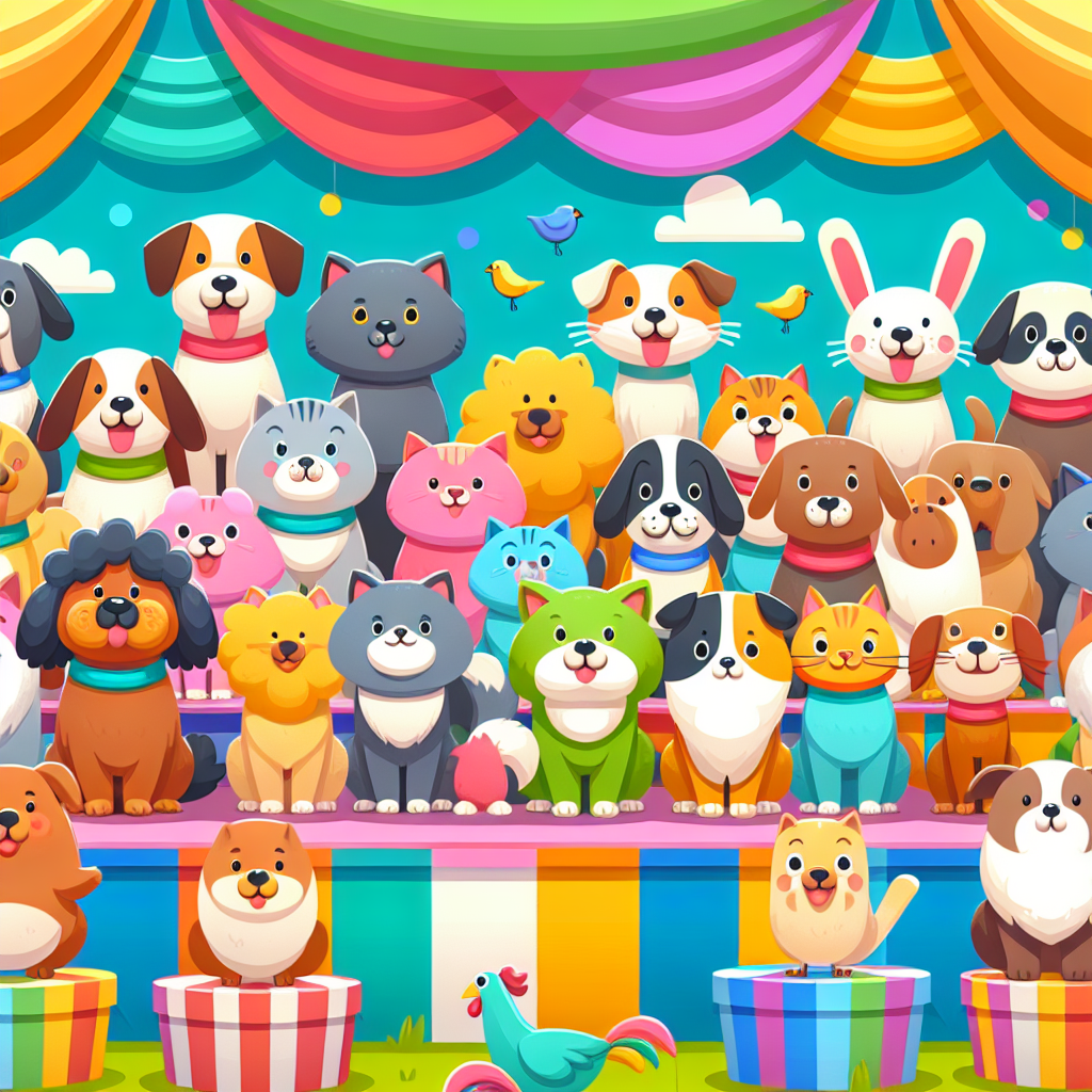 Pet Show Extravaganza Paint By Color