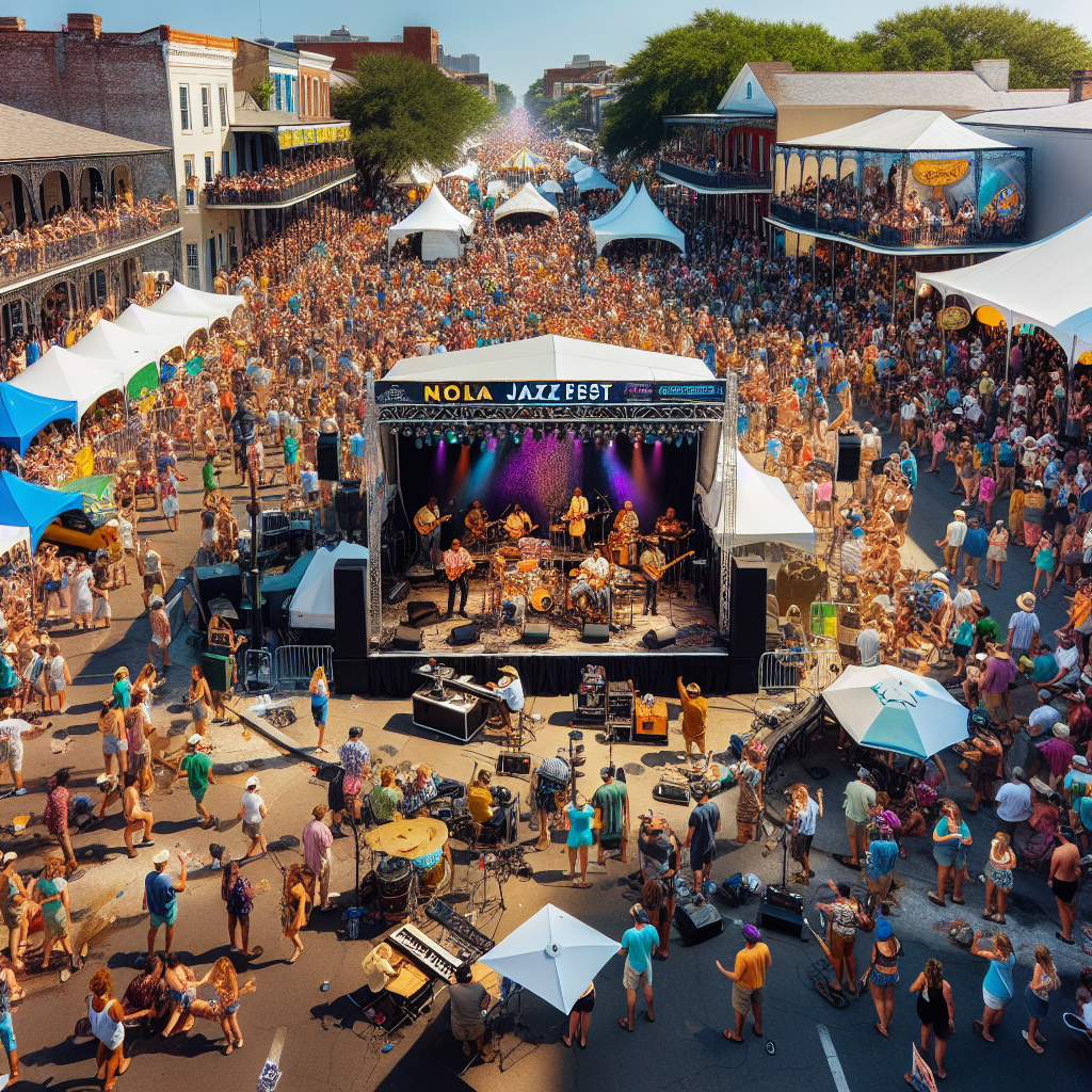 NOLA Jazz Fest - New Orleans Paint By Color