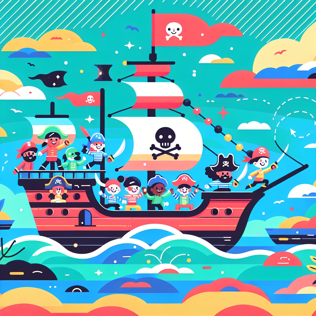 Pirate Adventure Voyage Painting By Diamonds Kit