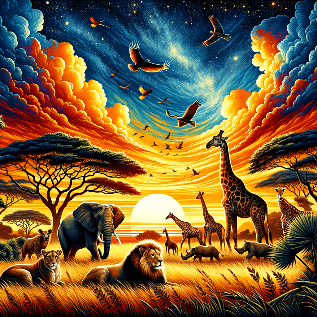 Safari Adventure Paint By Color