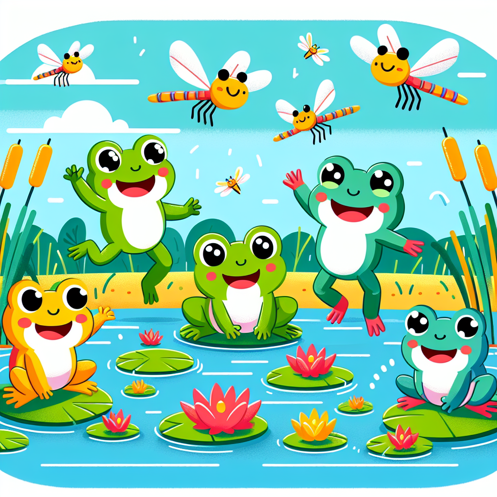Frog Pond Frolic Painting Diamond Kit