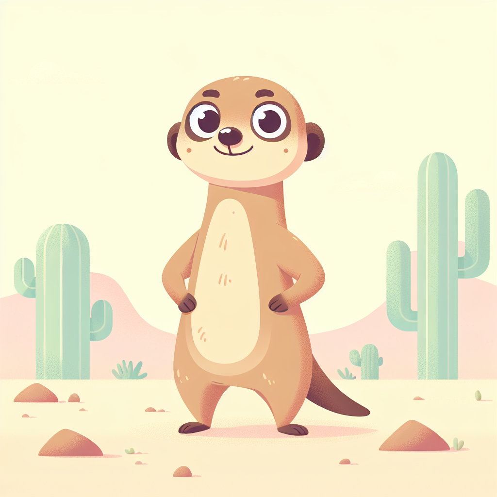Happy Meerkat Painting By Diamonds Kit
