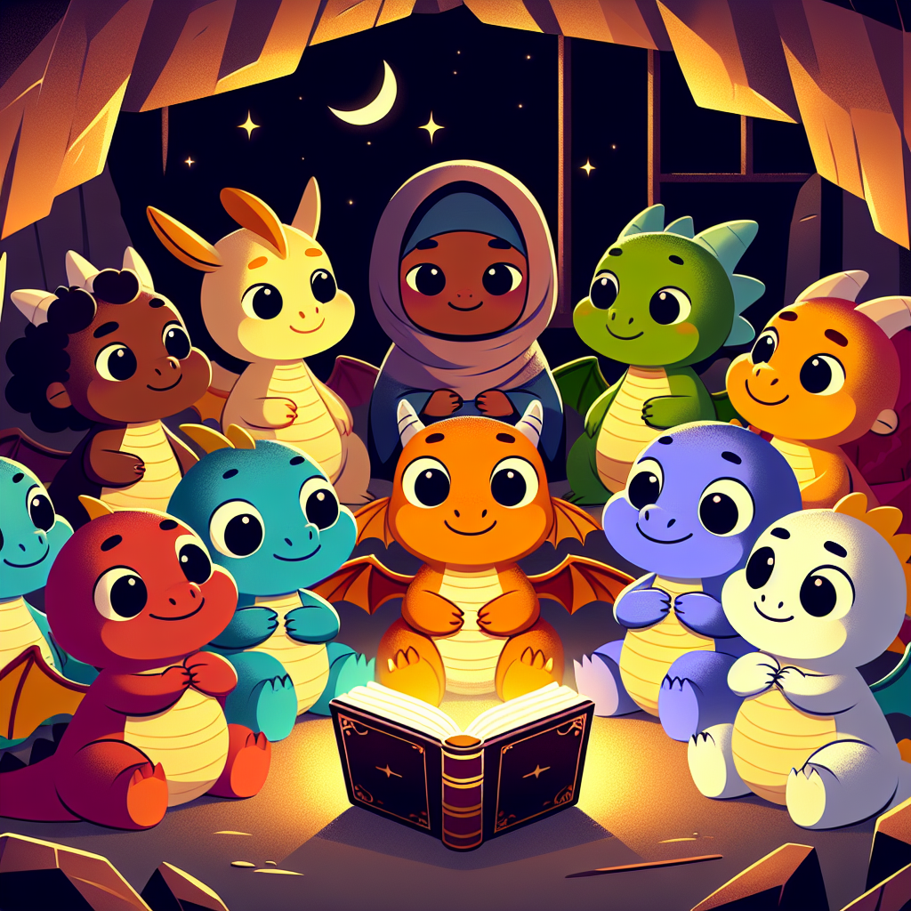 Friendly Dragons' Storytime Paint By Diamond