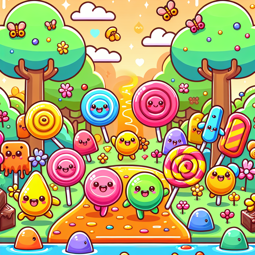 Magical Candy Forest Paint By Diamonds Kits