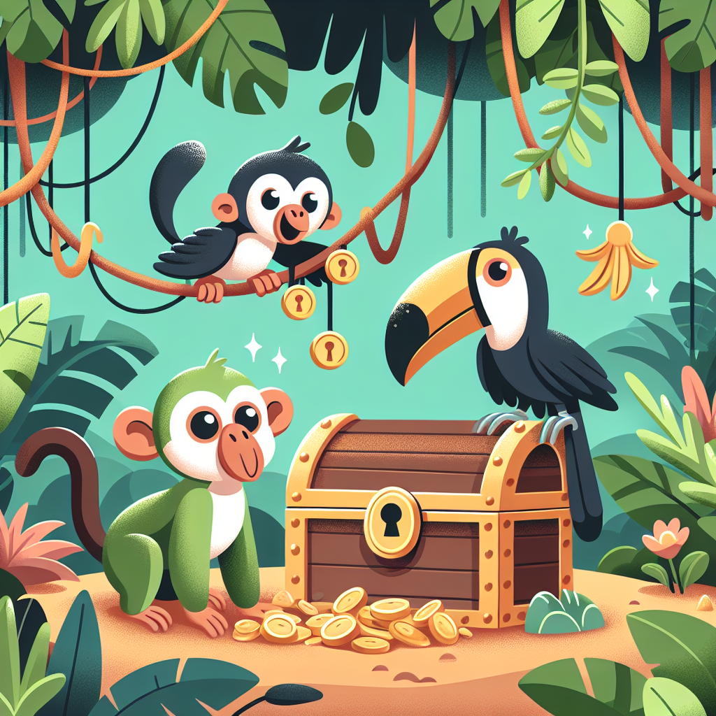 Rainforest Treasure Hunt Painting Diamond Kit